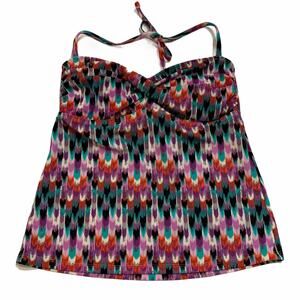 Catalina Womens tankini halter top size Small 4-6